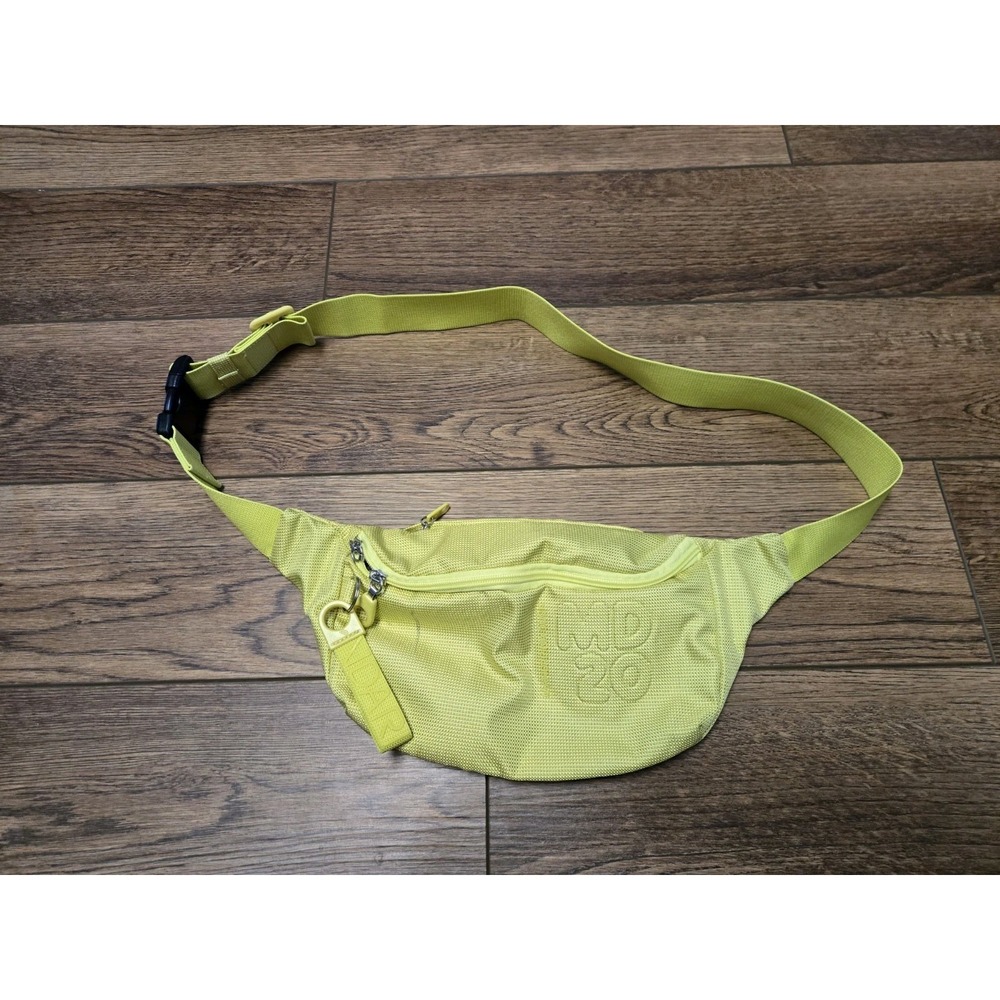 Mandarina Duck Crossbody Bag Womens Medium Yellow MD20 Nylon Adjustable Strap